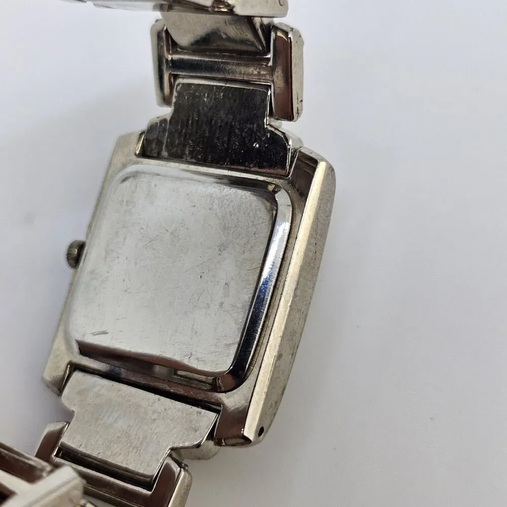 Women's Watch 28MM Black‎ Dial Gray Bracelet Band 8